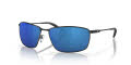 Costa Turret Matte Black-Matte Black-Black / Blue Mirror 580P Polarized Polycarbonate (TRT-11-OBMP) Sunglasses - Color Image