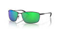 Costa Turret Matte Black/Green Mirror (600903) Sunglasses - Color Image
