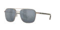 Costa Wader Brushed Gunmetal / Gray with Silver Mirror 580P Polarized Polycarbonate (WDR-294-OSGP) Sunglasses - Color Image