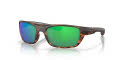 Costa Whitetip Matte Retro Tortoise / Green Mirror 580P Polarized Polycarbonate (WTP-66-OGMP) Sunglasses - Color Image