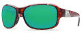 Costa Inlet Tortoise / Green Mirror 580P Polarized Polycarbonate (IT-10-OGMP) Sunglasses - Color Image