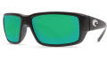 Costa Fantail Matte Black / Green Mirror 580P Polarized Polycarbonate (TF-11-OGMP) Sunglasses - Color Image
