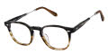 Cremieux Militaire Black Horn Eyeglasses - Color Image