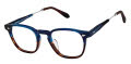 Cremieux Militaire Navy Horn Eyeglasses - Color Image