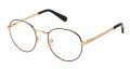 Cremieux Sebastian Black/Gold Eyeglasses - Color Image