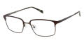 Cruz I-605 Brown/Gunmetal Eyeglasses - Color Image