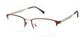 Cruz I-950 Brown/Gunmetal Eyeglasses - Color Image