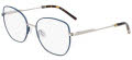 DKNY DK1034 Teal/Silver (440) Eyeglasses - Color Image
