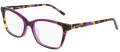 DKNY DK5034 Amethyst Crystal / Violet Tortoise (520) Eyeglasses - Color Image