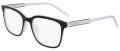 DKNY DK5065 Black / White Laminate (001) Eyeglasses - Color Image