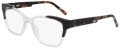 DKNY DK5072 Crystal Clear / Smoke Tortoise (000) Eyeglasses - Color Image