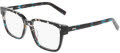 DKNY DK5075 Black Turquiose Tortoise (010) Eyeglasses - Color Image
