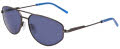 DKNY DK117S Satin Gunmetal (070) Sunglasses - Color Image