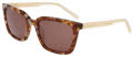DKNY DK546S Iridescent Honey Tortoise (243) Sunglasses - Color Image