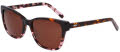 DKNY DK552S Honey /Pink Tortoise (269) Sunglasses - Color Image