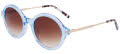 DKNY DK714S Crystal Ice Blue (418) Sunglasses - Color Image