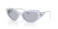 Diesel DL2001MU Shiny Transparent Iridescent/Violet (722/1) Sunglasses - Color Image