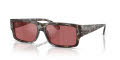 Diesel DL2003 Shiny Grey Tortoise/Red Hiper Mirror (723/B5) Sunglasses - Color Image