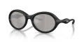 Diesel DL3009U Black Matte/Light Grey Mirror Black (20026G) Sunglasses - Color Image