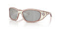 Diesel DL3012U White/Red/Mirror Silver (20108V) Sunglasses - Color Image