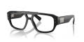 Dolce & Gabbana DG3406 Brushed Black (2820) Eyeglasses - Color Image