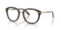 Dolce & Gabbana DG3410 Havana On White Barrow (3217) Eyeglasses - Color Image