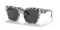 Dolce & Gabbana DG4384 Black/White Bubble / Dark Grey (336187) Sunglasses - Color Image