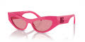Dolce & Gabbana DG4450F Fuchsia / Pink Mirror Internal Silver (326230) Sunglasses - Color Image