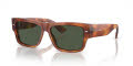 Dolce & Gabbana DG4451 Ginger Havana / Dark Green Polar (705/9A) Sunglasses - Color Image