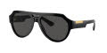 Dolce & Gabbana DG4466 Black / Dark-Grey (501-87) Sunglasses - Color Image