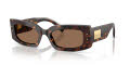 Dolce & Gabbana DG4479 Havana/Dark Brown (502/73) Sunglasses - Color Image