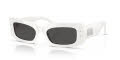 Dolce & Gabbana DG4479 White/Dark Grey (331287) Sunglasses - Color Image