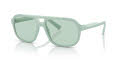 Dolce & Gabbana DG6179 Matte Torquoise / Photo Green To Dark Green (3395M1) Sunglasses - Color Image