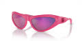 Dolce & Gabbana DG6190 Pink / Grey Mirror Violet (30984X) Sunglasses - Color Image