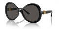 Dolce & Gabbana DG6194U Black / Dark Grey (501/87) Sunglasses - Color Image