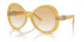 Dolce & Gabbana DG6194U Milky Yellow / Clear Gradient Yellow (32832Q) Sunglasses - Color Image