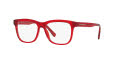 Dolce & Gabbana Kids DX3356 Transparent Red (3409) Eyeglasses - Color Image