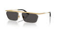 Dolce & Gabbana DG2327 Gold/Silver/Dark Grey (131387) Sunglasses - Color Image