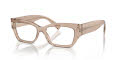 Dolce & Gabbana DG3387 Transparent Camel (3432) Eyeglasses - Color Image