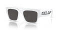 Dolce & Gabbana DG6184 White/Dark Grey (331287) Sunglasses - Color Image