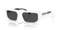 Dolce & Gabbana DG6203 White/Dark Grey (331287) Sunglasses - Color Image