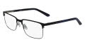 Dragon DR2015 Matte Black / Navy Horn (002) Eyeglasses - Color Image