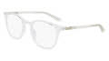 Dragon DR2021 Shiny Clear Crystal (971) Eyeglasses - Color Image