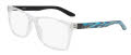 Dragon DR2032 Clear Crystal / Blue Resin (971) Eyeglasses - Color Image