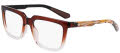 Dragon DR2048ATH Brown Gradient / Apricot Resin (232) Eyeglasses - Color Image