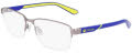 Dragon DR5016 Satin Gun / Cobalt Lime (070) Eyeglasses - Color Image