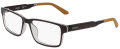 Dragon DR9015 Brown Laminate (211) Eyeglasses - Color Image