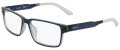 Dragon DR9015 Navy Laminate (422) Eyeglasses - Color Image