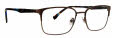 Ducks Unlimited Banded Antique Brown Eyeglasses - Color Image