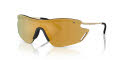 EA7 Q72001 Matte Pale Gold/Brown Mirror Gold (30027P) Sunglasses - Color Image